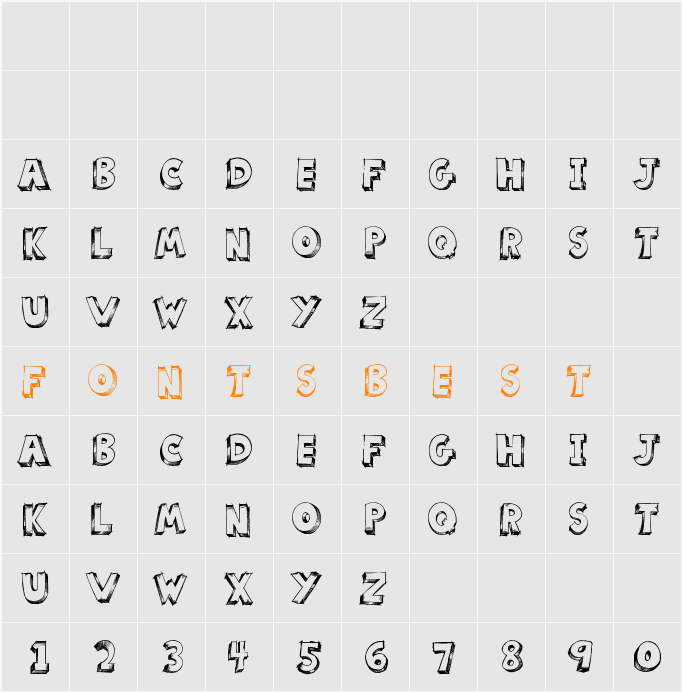 scoolar tfb Character Map