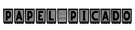 papel picado Font Image