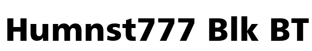Humnst777 Blk BT