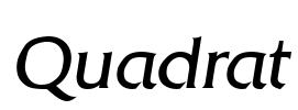 Quadrat Font Image
