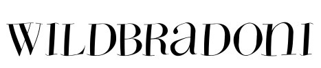 WildBradoni Font Image