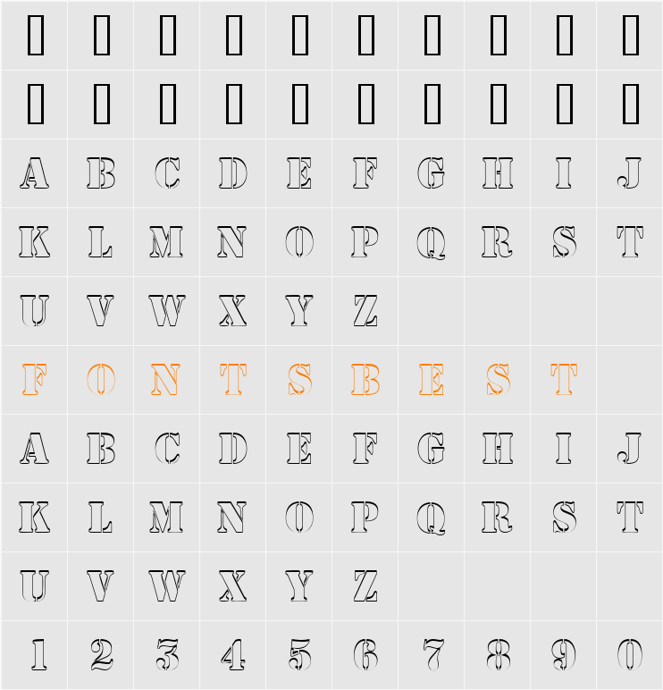 a_StamperSh Character Map