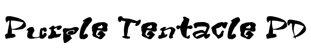 Purple Tentacle PD Font Image