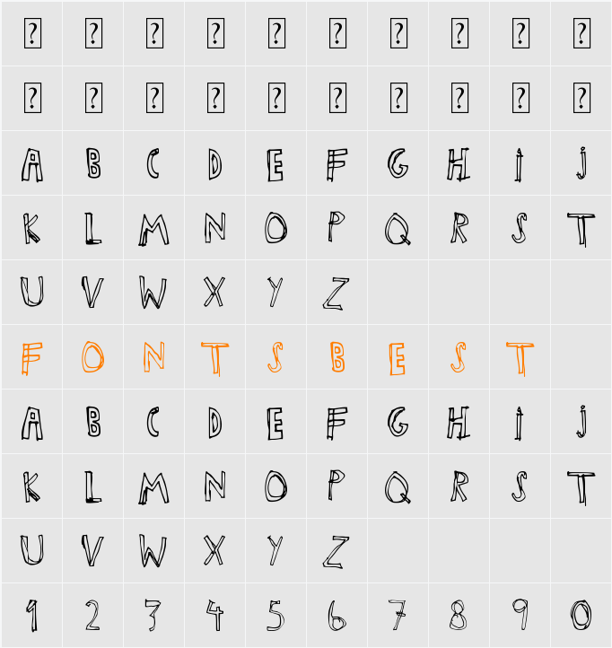 Enfermo Rules Character Map