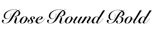Rose Round Bold