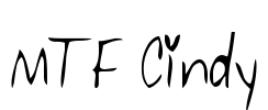MTF Cindy Font Image