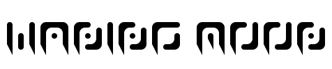 Waning Moon Font Image