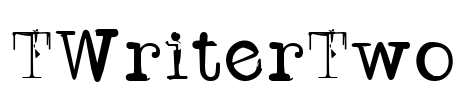 TWriterTwo Font Image
