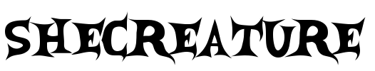 SheCreature Font Image