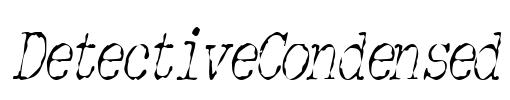 DetectiveCondensed