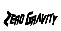 Zero Gravity Font Image