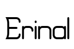 Erinal Font Image