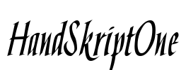 HandSkriptOne Font Image
