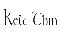 Kelt Thin Font Image