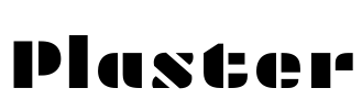 Plaster Font Image