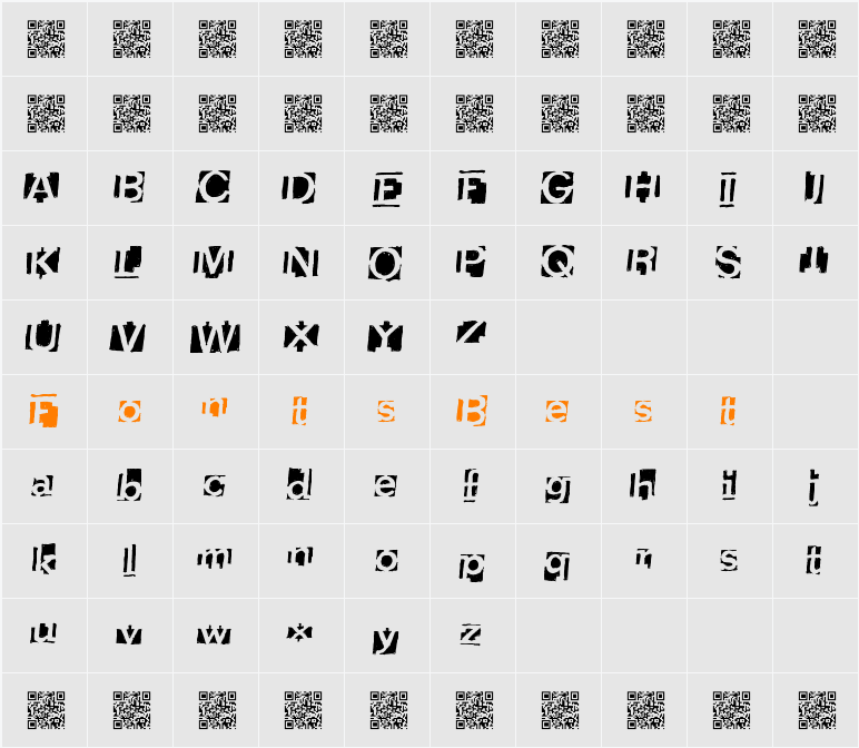 HeavyLoading Character Map