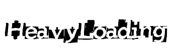 HeavyLoading Font Image