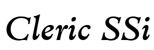 Cleric SSi Font Image