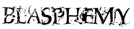 Blasphemy Font Image