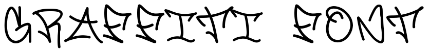 Graffiti font Font Image