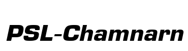 PSL-Chamnarn Font Image