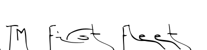 TM First Fleet Font Image