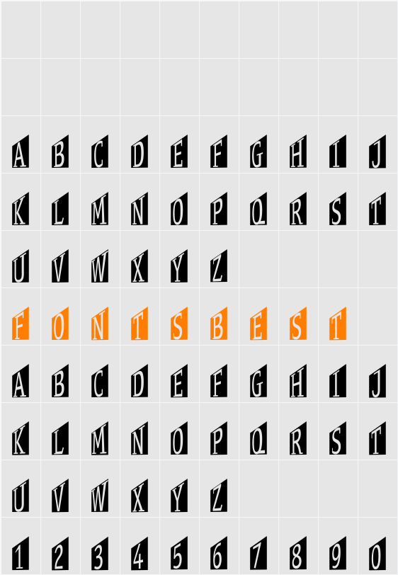 StageGlyphsTwo Character Map