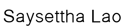 Saysettha Lao Font Image