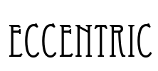 Eccentric Font Image