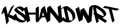 kshandwrt Font Image