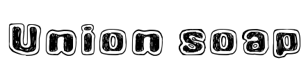 Union soap Font Image