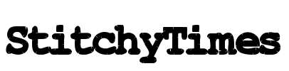 StitchyTimes Font Image