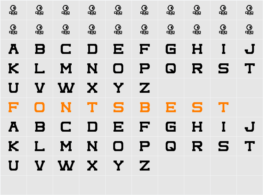 Complex Character Map