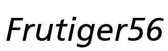 Frutiger56