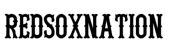 RedSoxNation Font Image