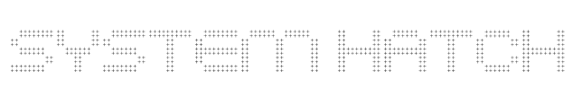SYSTEM HATCH Font Image