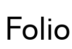 Folio Font Image