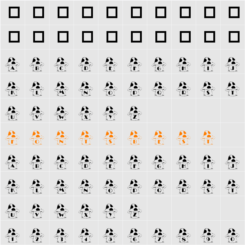 101! In the ShroomZ Character Map