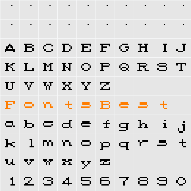M35_CPS2 Character Map