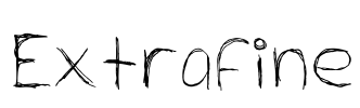Extrafine Font Image