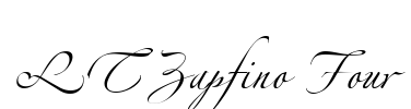 LTZapfino Four Font Image