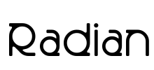 Radian Font Image