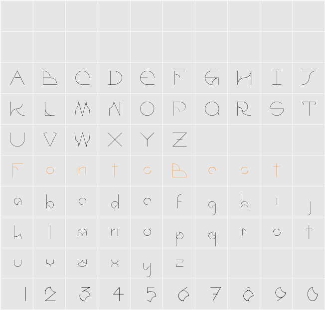 UMBRA Light Character Map