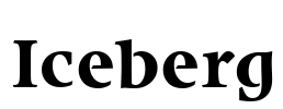 Iceberg Font Image