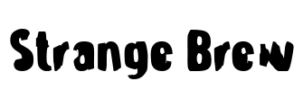 Strange Brew Font Image