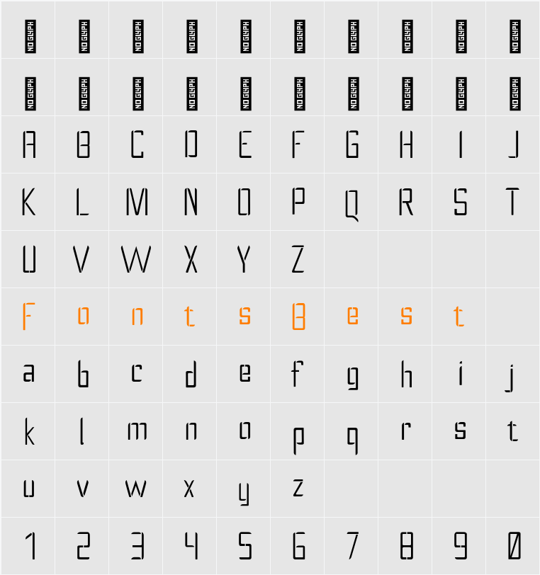 mech Light Character Map