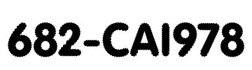 682-CAI978 Font Image