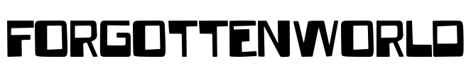 ForgottenWorld Font Image