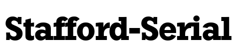 Stafford-Serial Font Image
