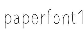 paperfont1